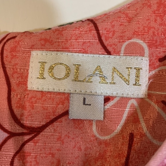 Iolani Hawaiian Bold Floral Printed Sleeveless Maxi Dress, L - Picture 9 of 10